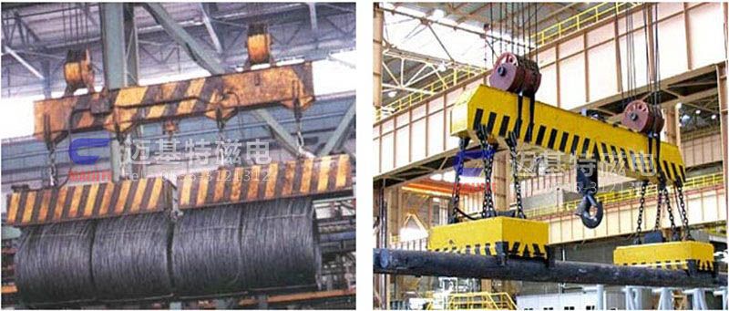 MW12系列、MW15系列吊運(yùn)捆扎螺紋鋼、圓鋼用起重電磁鐵